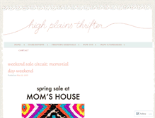 Tablet Screenshot of highplainsthrifter.net